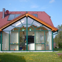 Haus mit Wintergarten